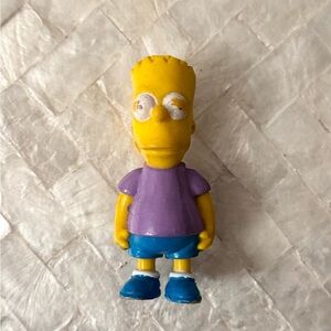 Rare collectible vintage Bart Simpson purple shirt figure Matt groening simpsons